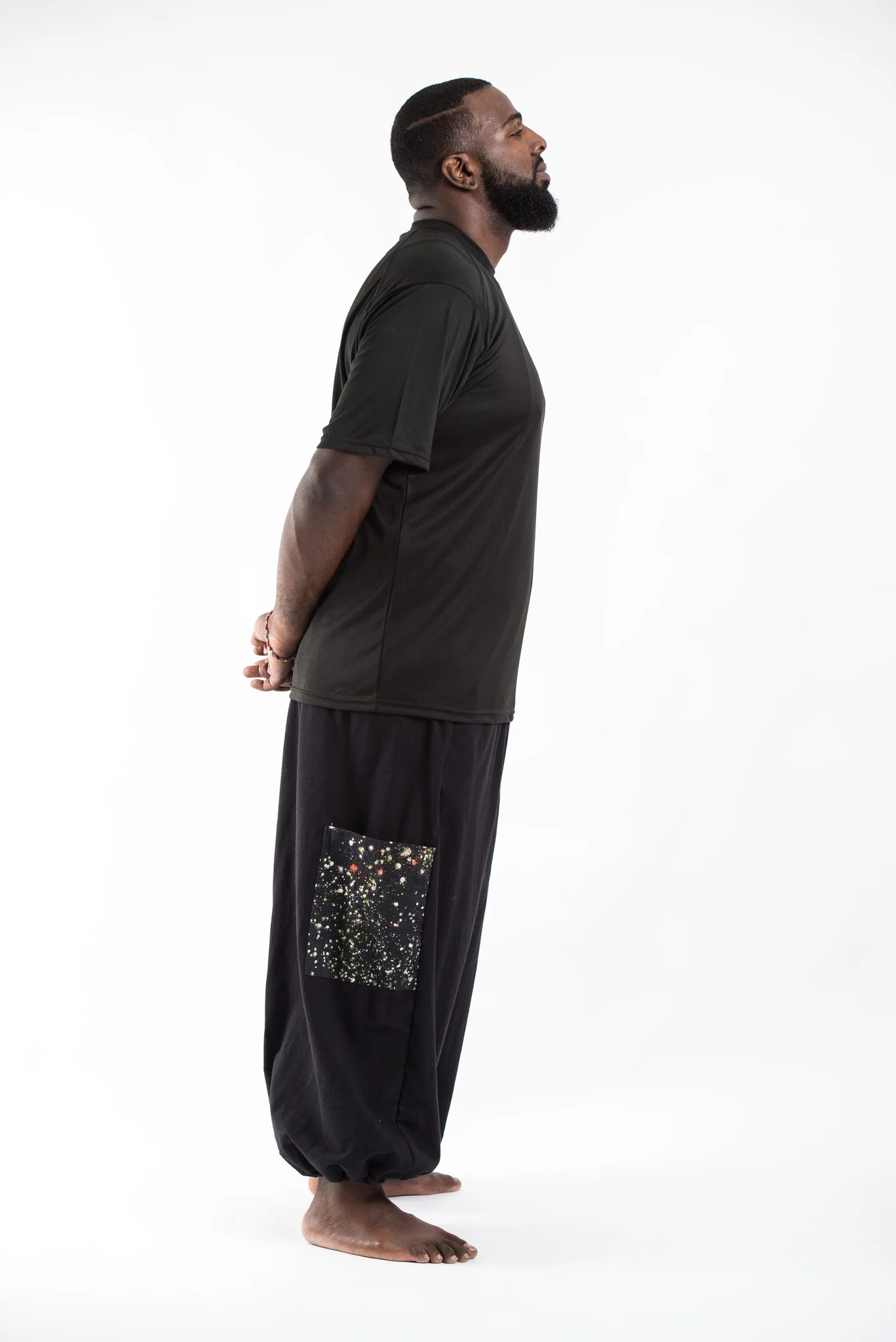 514-Plus-Size-Cotton-Men-Unisex-Pants-in-Black-3.webp Plus Size Cotton Men Unisex Pants in Black