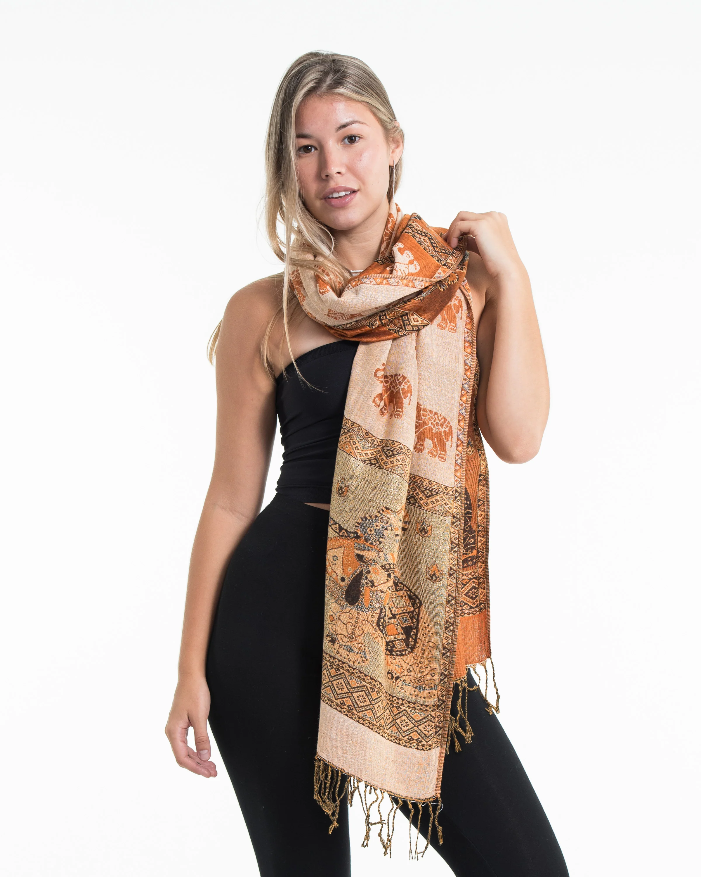 6-Nepal-Elephant-Pashmina-Shawl-Scarf-in-Rust-4.webp Nepal Elephant Pashmina Shawl Scarf in Rust