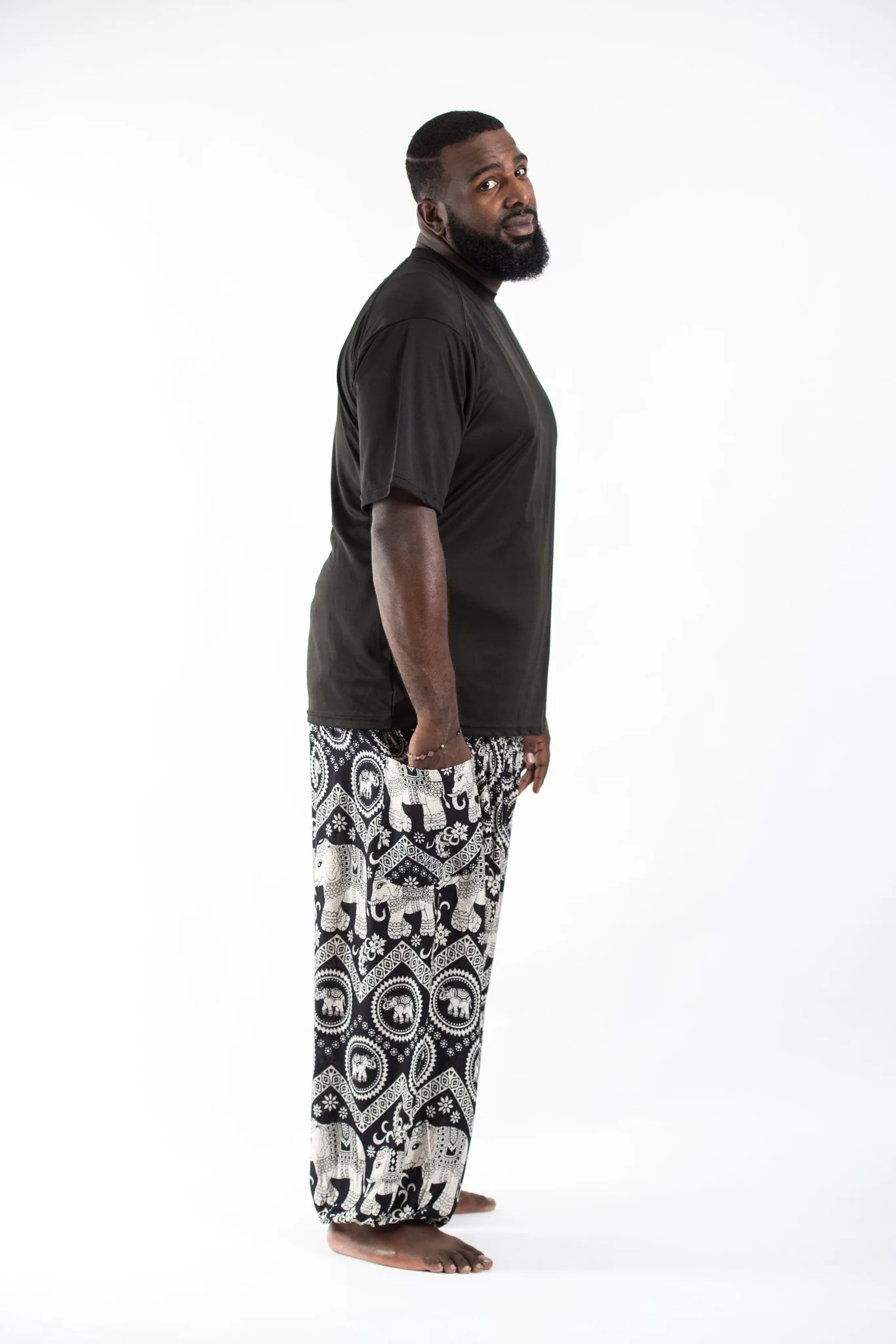 648-Plus-Size-Imperial-Elephant-Men-s-Elephant-Pants-in-Black-3.webp Plus Size Imperial Elephant Men's Elephant Pants in Black
