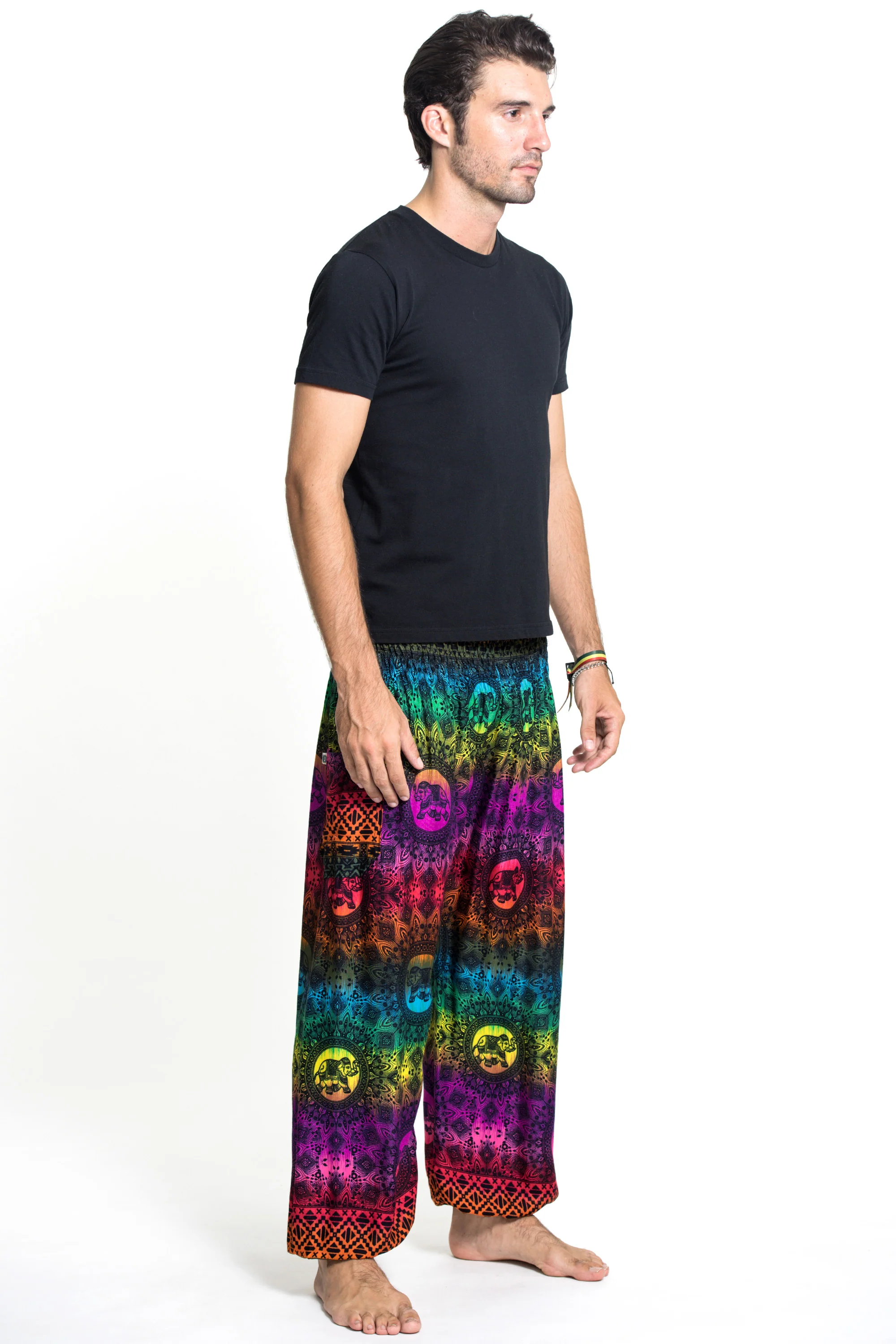 743-Rainbow-Elephant-Men-s-Elephant-Pants-in-Purple-4.webp Rainbow Elephant Men's Elephant Pants in Purple