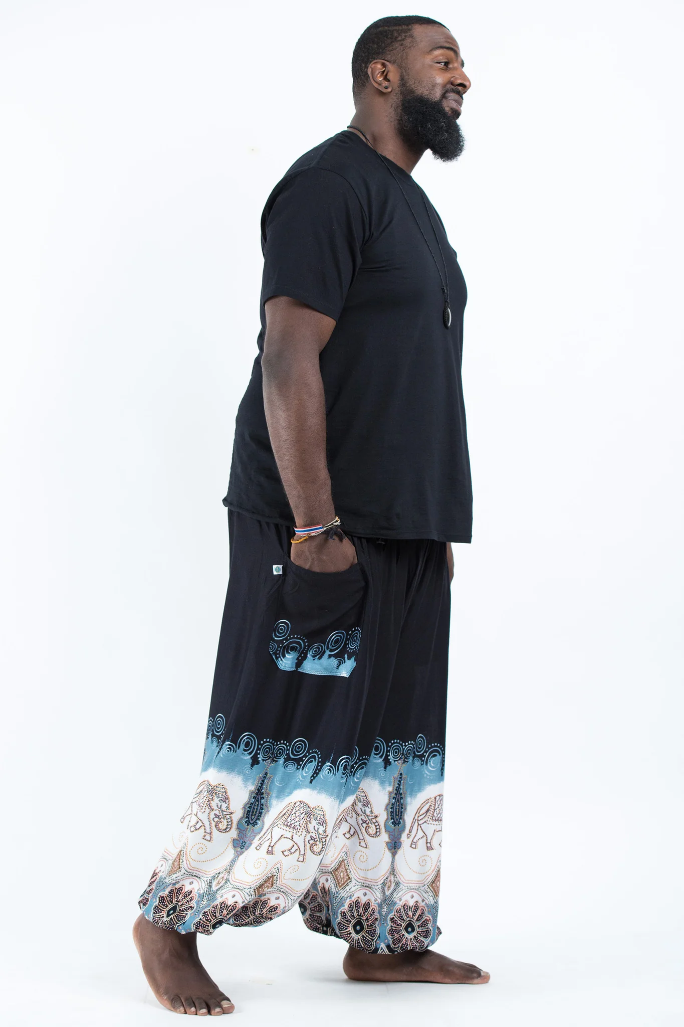 746-Plus-Size-Solid-Top-Elephant-Men-s-Elephant-Pants-in-Black-3.webp Plus Size Solid Top Elephant Men's Elephant Pants in Black
