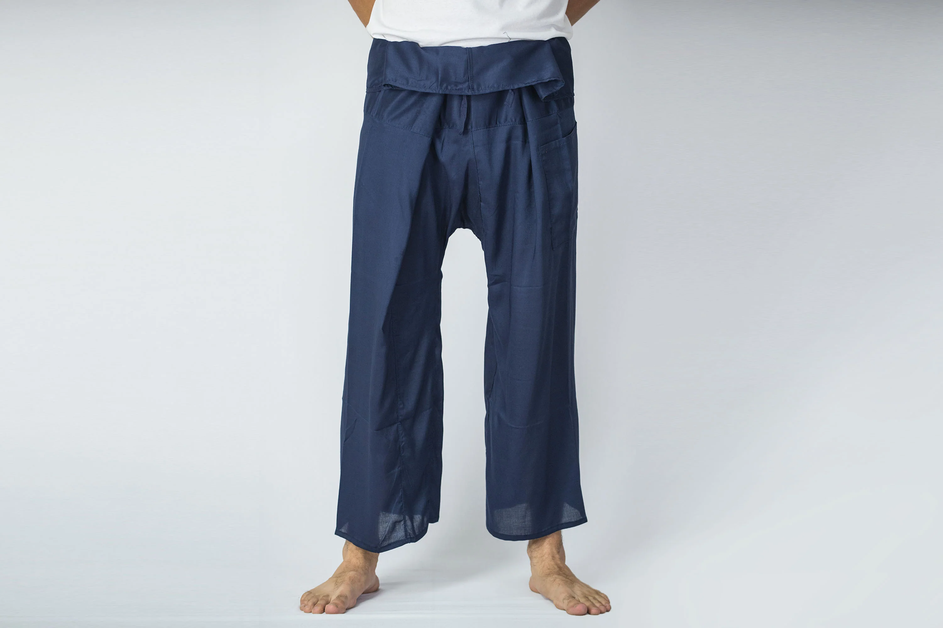 Unisex Thai Fisherman Pants in Steel