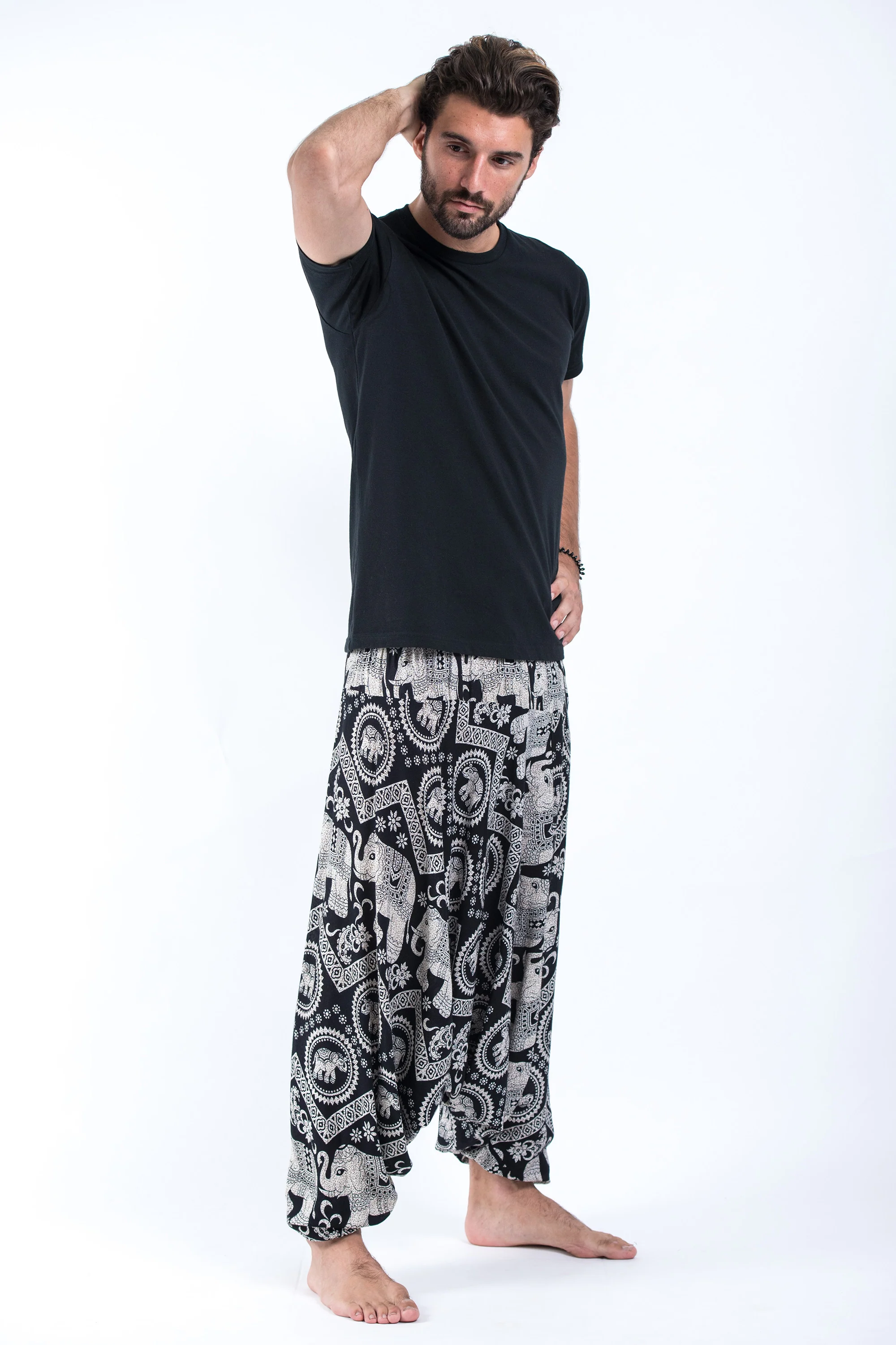 845-Imperial-Elephant-Drop-Crotch-Men-s-Elephant-Pants-in-Black-3.webp Imperial Elephant Drop Crotch Men's Elephant Pants in Black