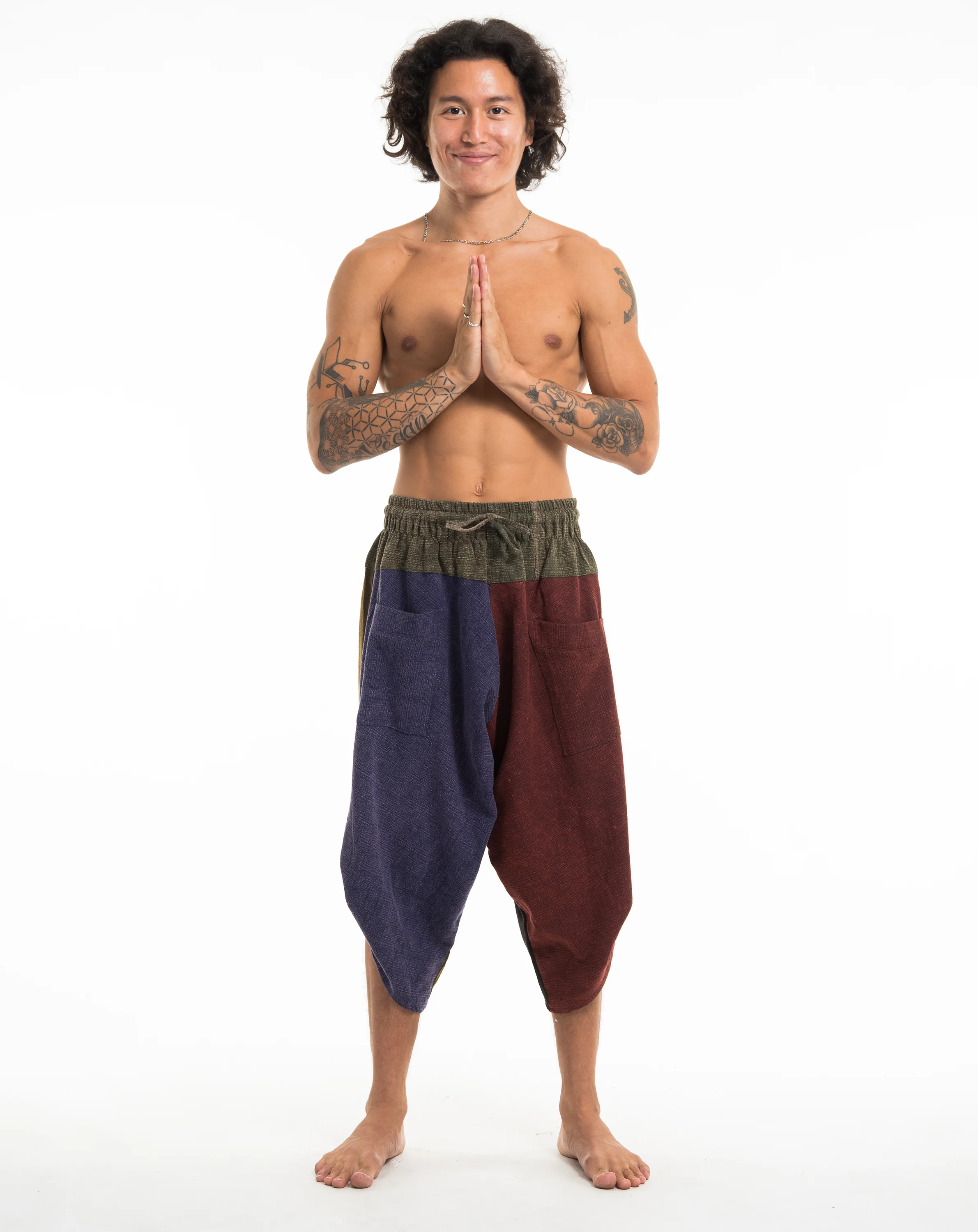 873-Men-s-Patchwork-Stonewash-Cropped-Pants-4.webp Men's Patchwork Stonewash Cropped Pants