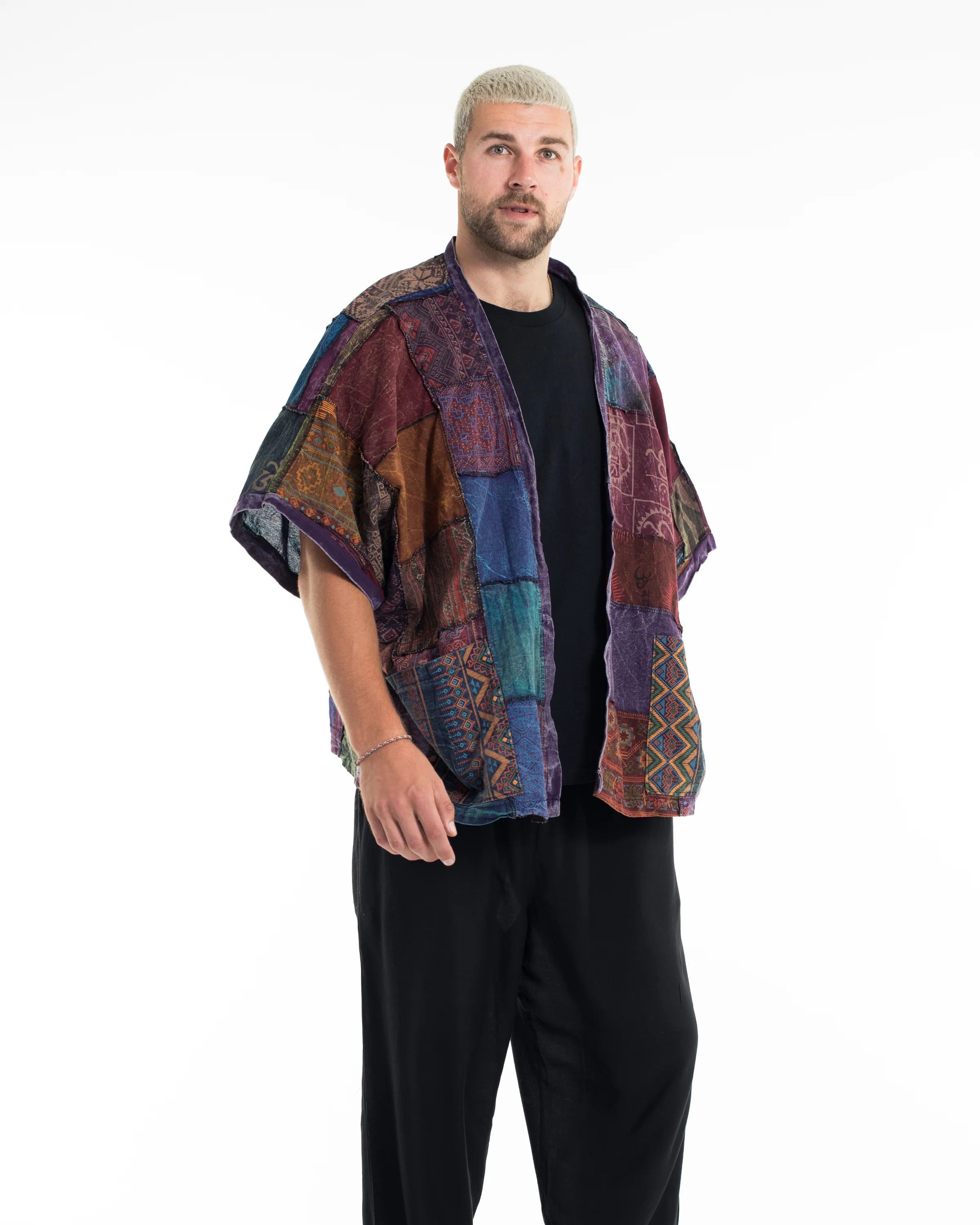 876-Patchwork-Stonewash-Cardigan-Jacket-in-Multi-Purple-6.webp Patchwork Stonewash Cardigan Jacket in Multi Purple