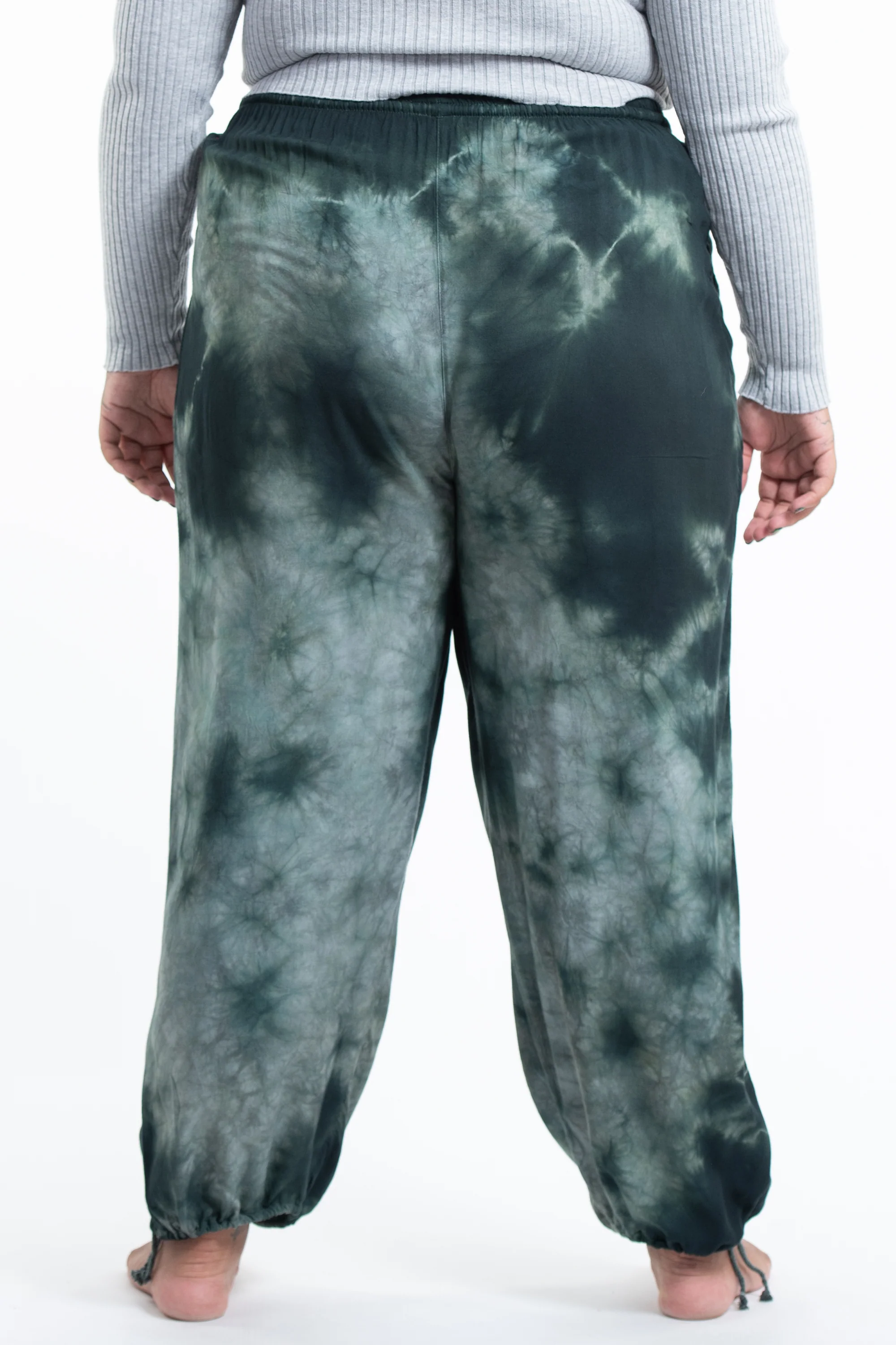 956-Plus-Size-Tie-Dye-Drawstring-Men-s-Yoga-Massage-Pants-in-Dark-Teal-3.webp Plus Size Tie Dye Drawstring Men's Yoga Massage Pants in Dark Teal