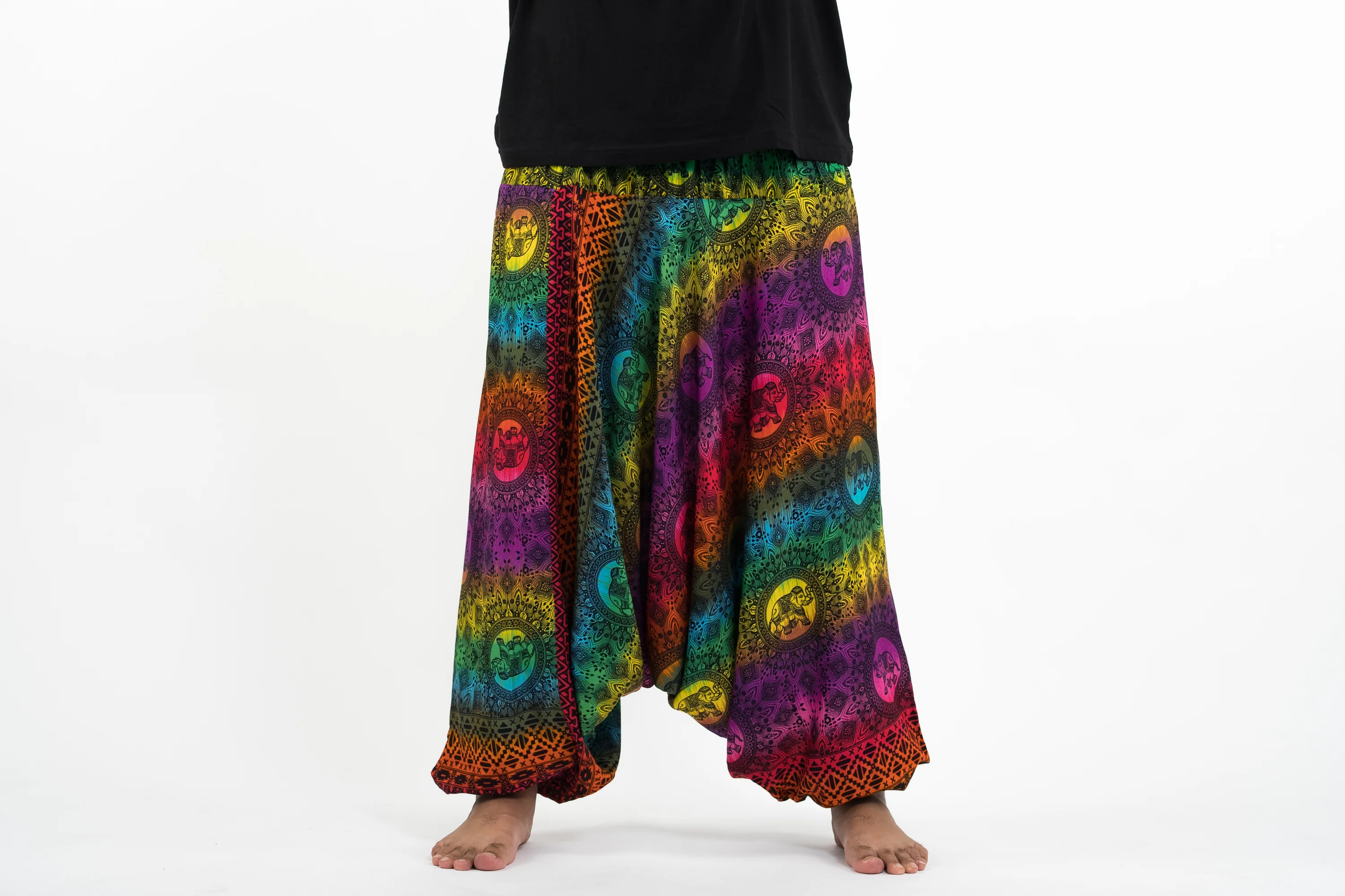 970-Plus-Size-Rainbow-Elephant-Drop-Crotch-Men-s-Elephant-Pants-in-Purple-2.webp Plus Size Rainbow Elephant Drop Crotch Men's Elephant Pants in Purple