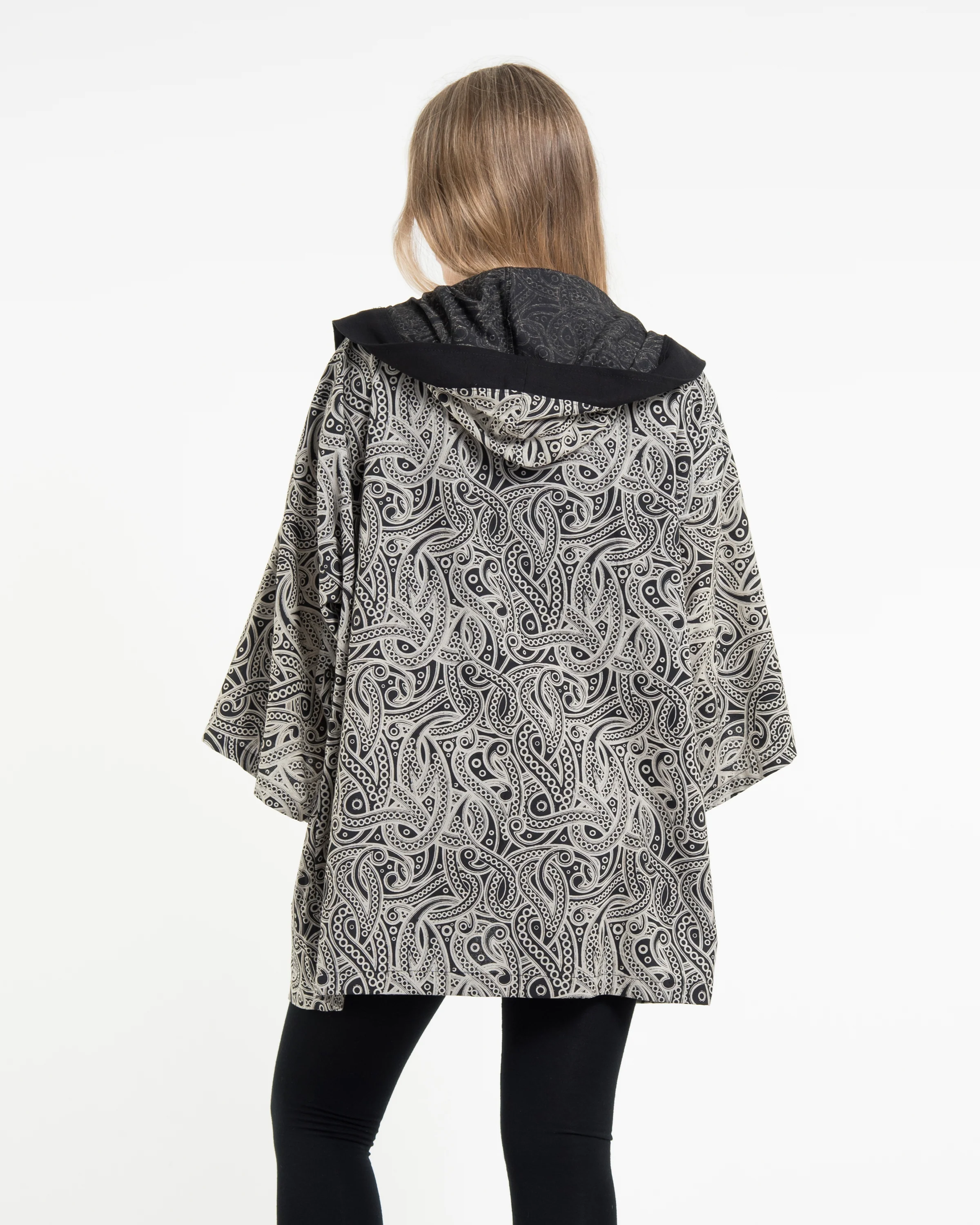 986-Paisley-Print-Cotton-Hoodie-Kimono-Cardigan-in-Black-3.webp Paisley Print Cotton Hoodie Kimono Cardigan in Black