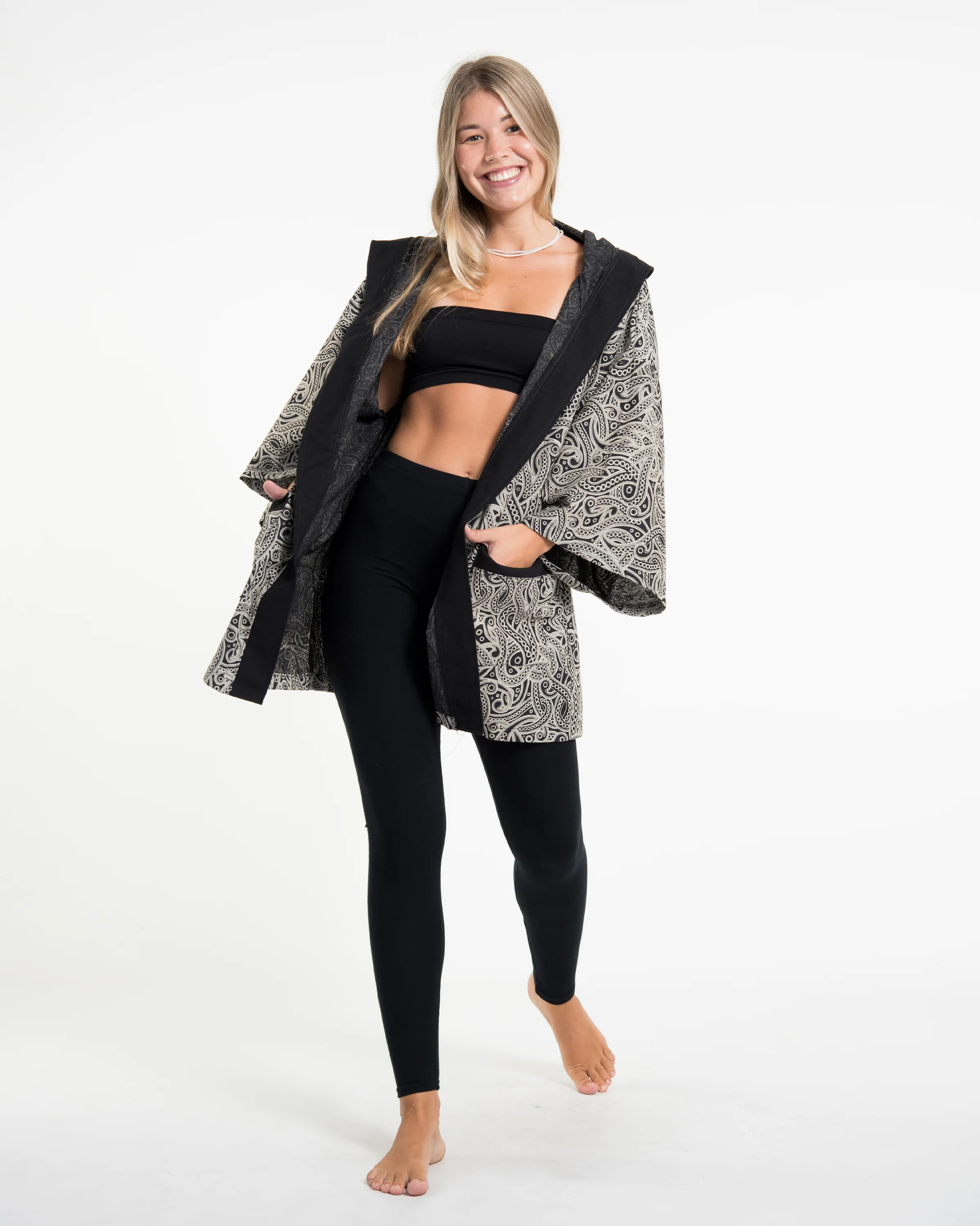986-Paisley-Print-Cotton-Hoodie-Kimono-Cardigan-in-Black-4.webp Paisley Print Cotton Hoodie Kimono Cardigan in Black