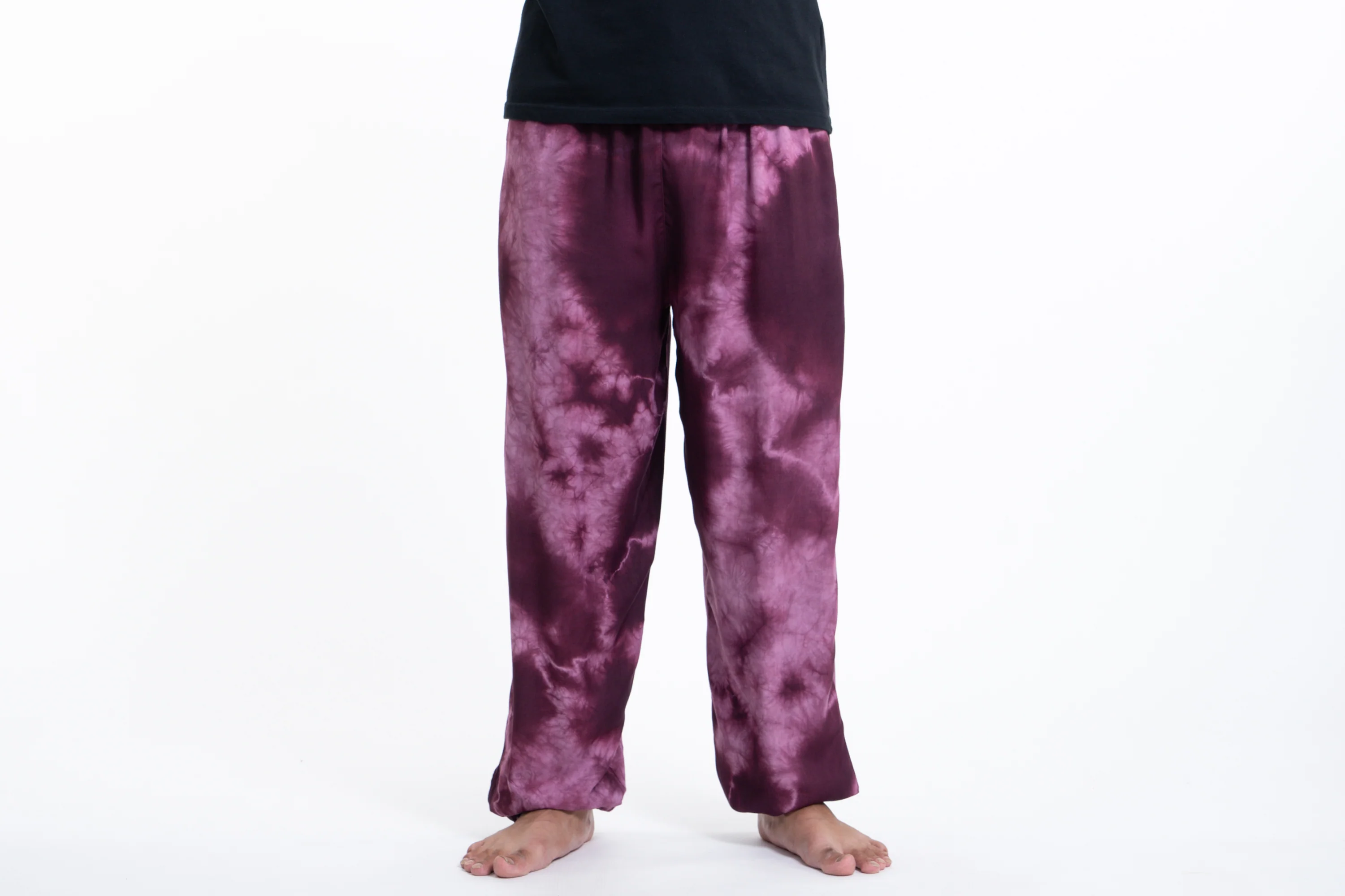 988-Tie-Dye-Drawstring-Men-s-Yoga-Massage-Pants-in-Dark-Purple-2.webp Tie Dye Drawstring Men's Yoga Massage Pants in Dark Purple