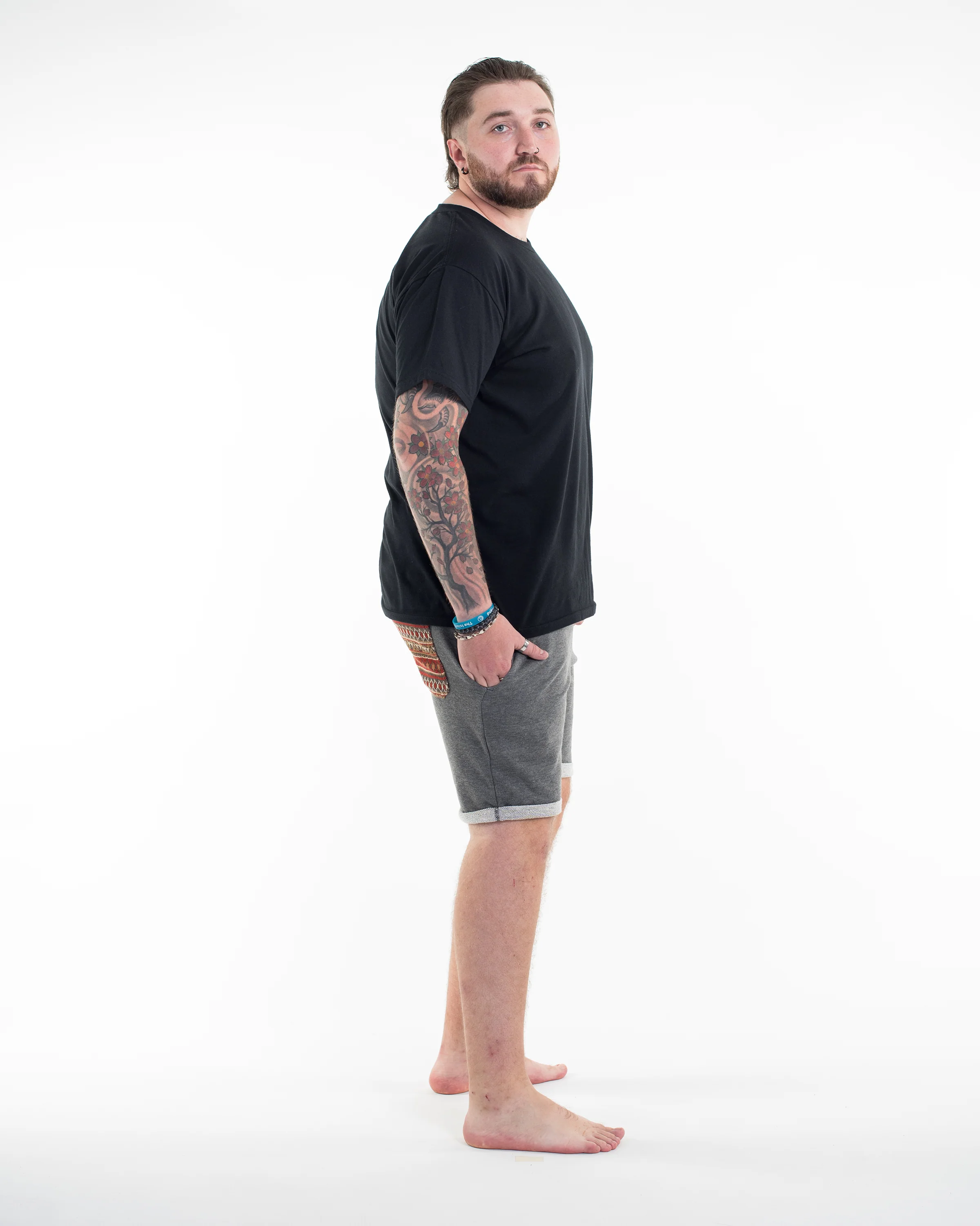 995-Men-s-Terry-Shorts-with-Tribal-Pockets-in-Black-Size-M-XL-3.webp Men's Terry Shorts with Tribal Pockets in Black (Size M - XL)